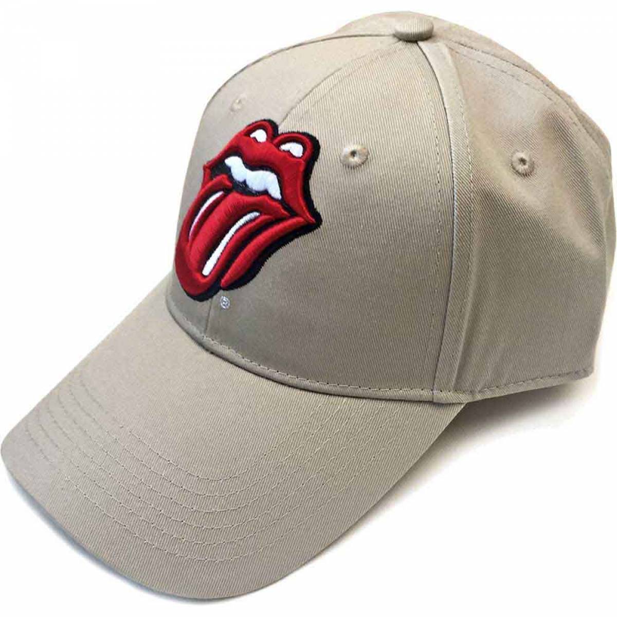 【予約商品】THE ROLLING STONES Unisex Baseball Cap: Classic Tongue (Sand) - SAND