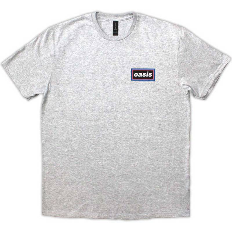 【予約商品】OASIS バンドTシャツ ユニセックス: Lines (Grey)