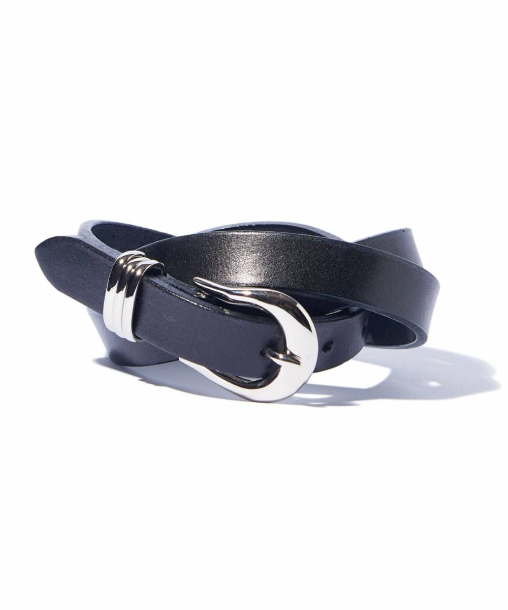 glamb(グラム)GB0125/AC06 : Round Buckle Belt / ラウンドバックルベルト - Black