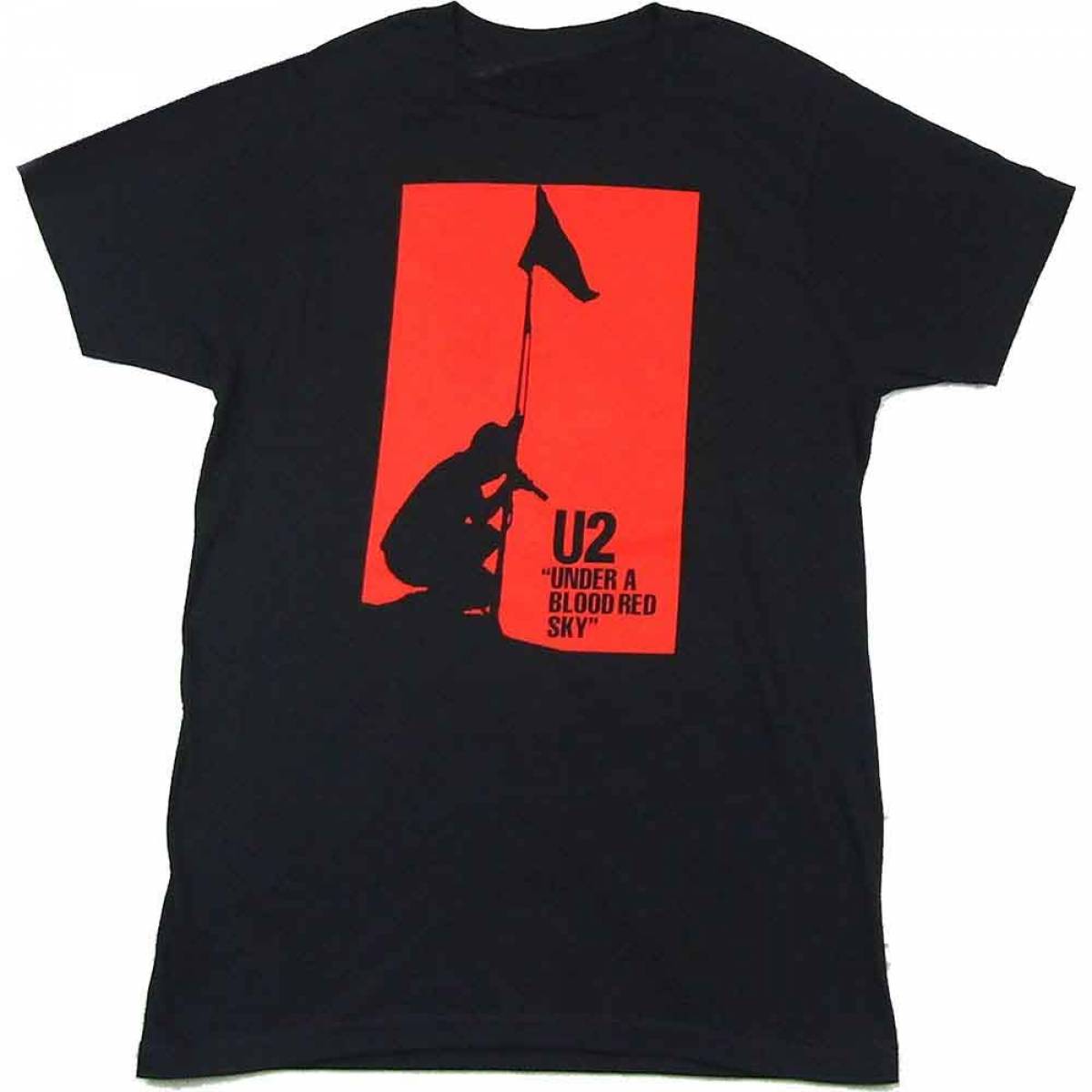 【予約商品】U2 バンドTシャツ ユニセックス: Blood Red Sky (Black) - BLACK