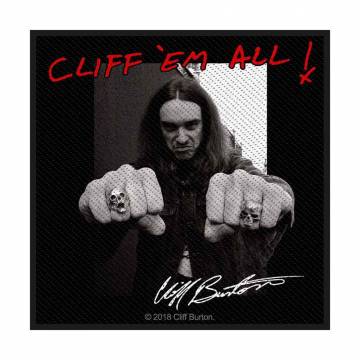 【予約商品】METALLICA Woven Patch: Cliff 'Em All (Standard)