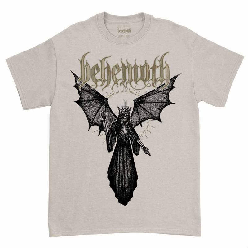 【予約商品】BEHEMOTH バンドTシャツ ユニセックス: Angel Of Death (Natural)