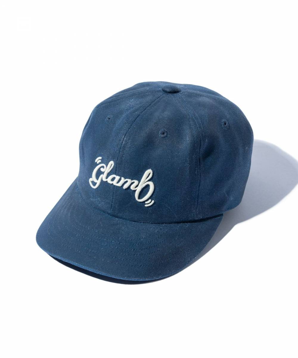 【予約商品】glamb(グラム)GB0125/CP03 : Paraffin Coat Cap / パラフィンコートキャップ - Blue
