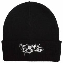 【予約商品】MY CHEMICAL ROMANCE Unisex Beanie Hat: The Black Parade Logo (Black)