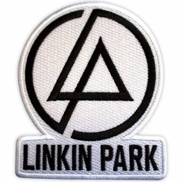 【予約商品】LINKIN PARK Standard Patch: Concentric Text Logo (White) - WHITE