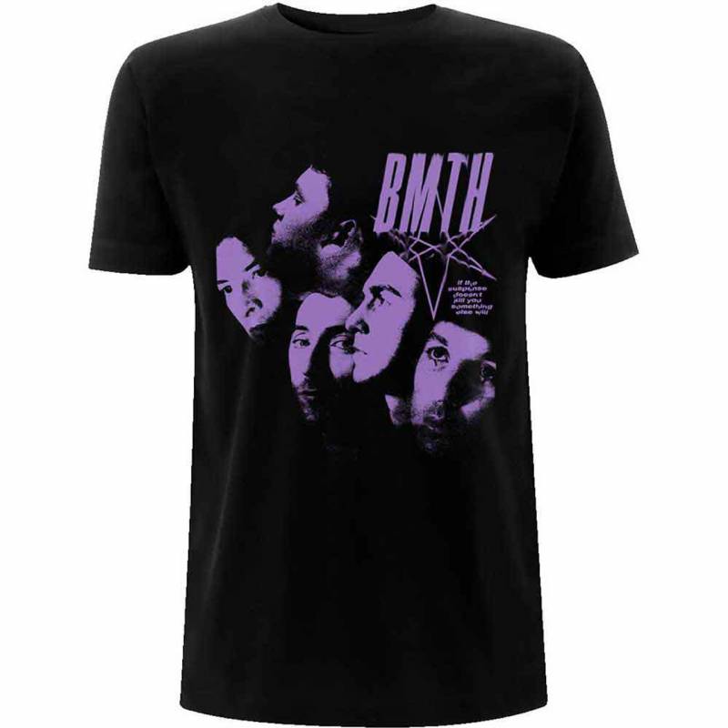 【予約商品】BRING ME THE HORIZON バンドTシャツ ユニセックス: Photo Montage (Black)