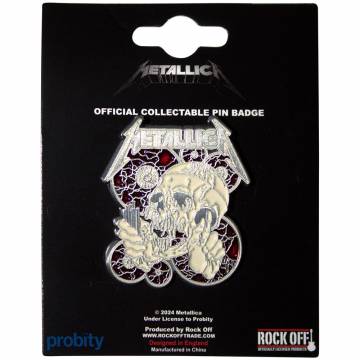 【予約商品】METALLICA Pin Badge: The Shortest Straw
