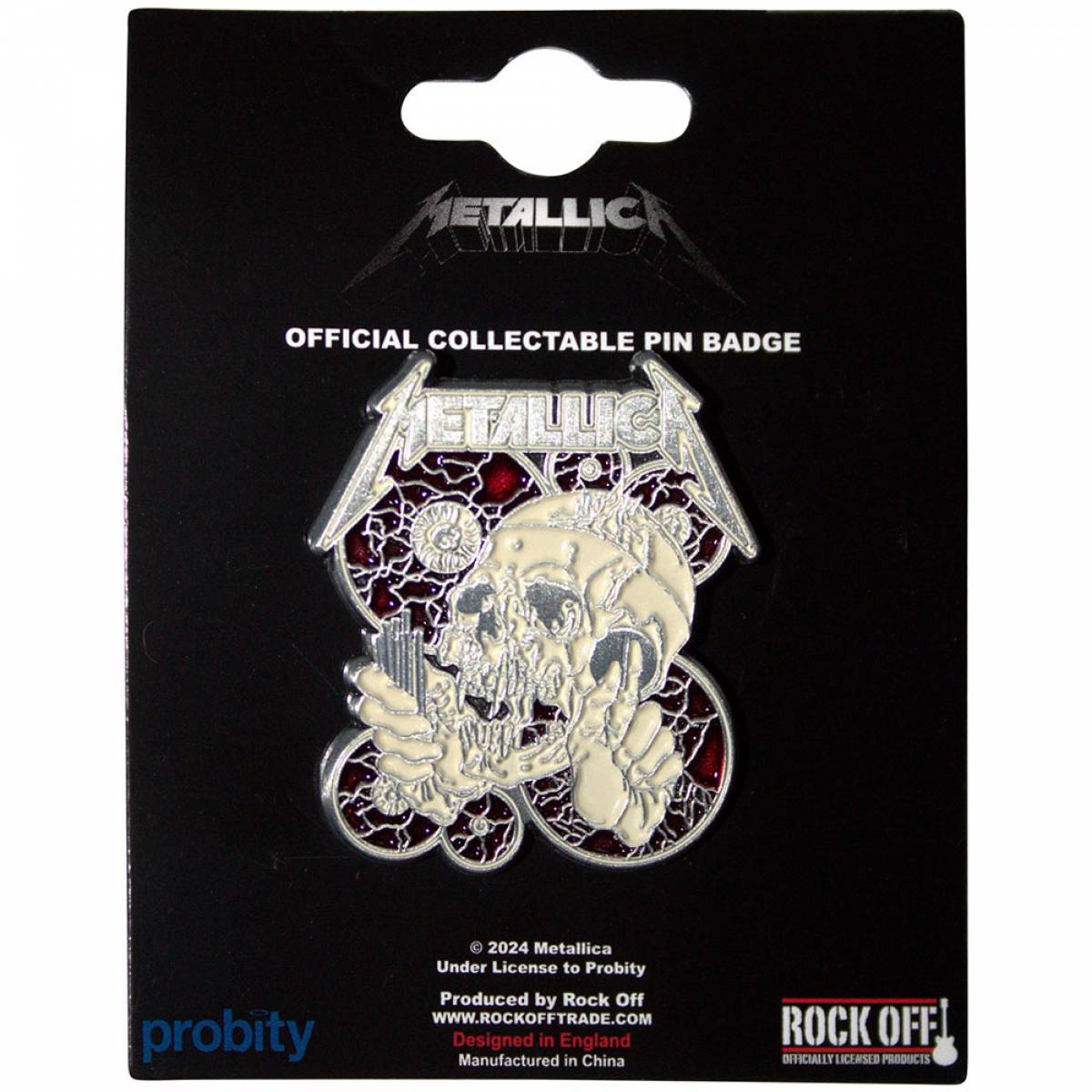 【予約商品】METALLICA Pin Badge: The Shortest Straw