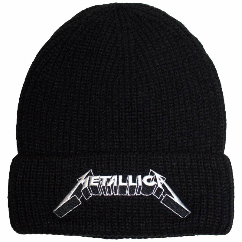 【予約商品】METALLICA Unisex Beanie Hat: 3D Logo (Black)