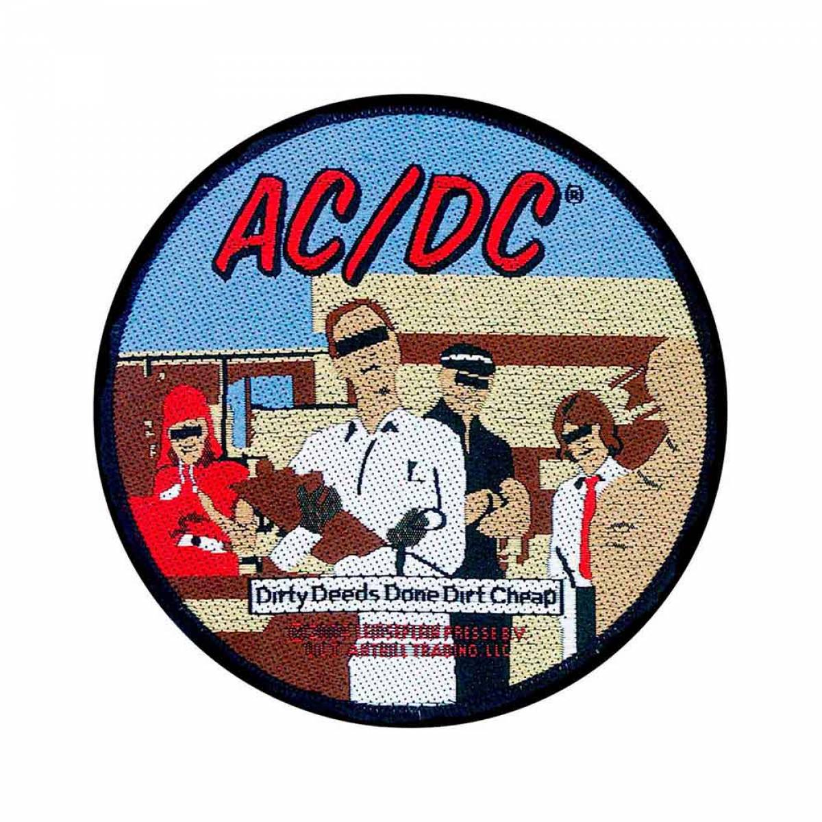 【予約商品】AC/DC Woven Patch: Dirty Deeds (Standard)
