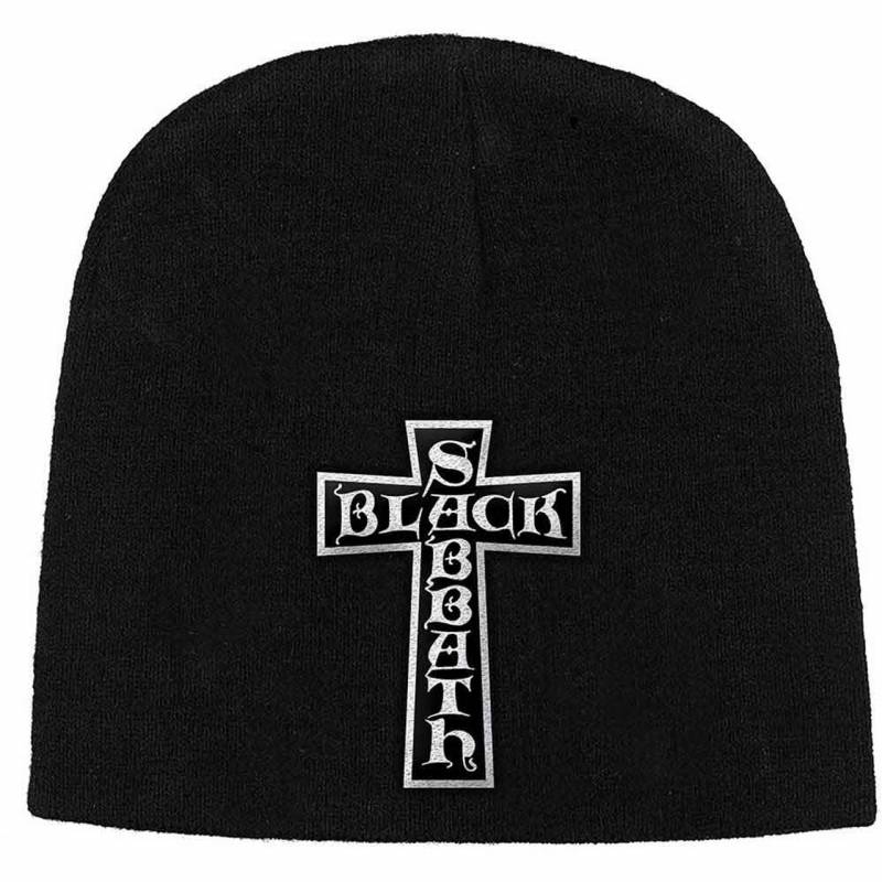 【予約商品】BLACK SABBATH Unisex Beanie Hat: Cross Logo (Black)