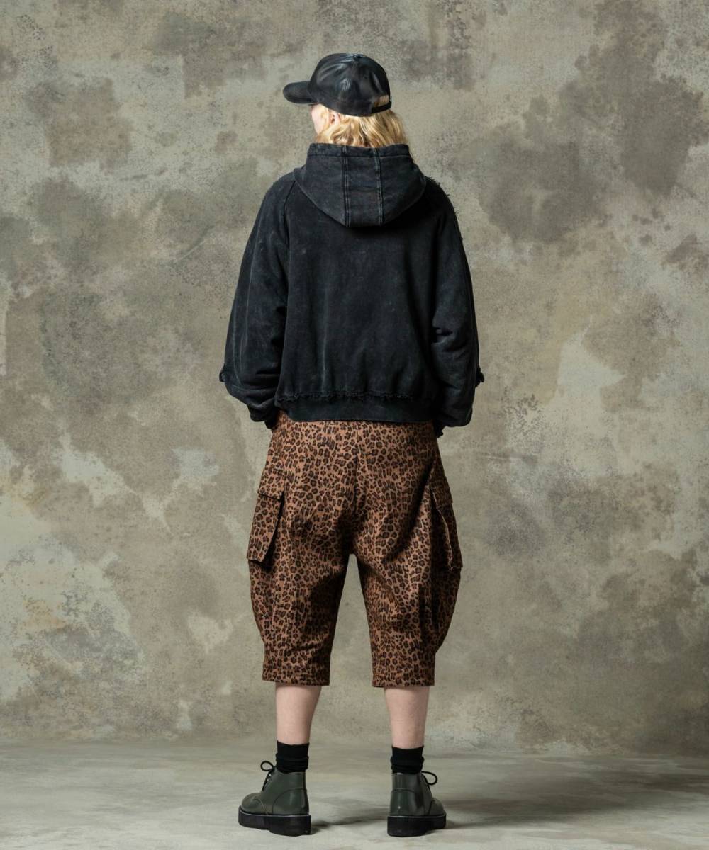 予約商品】glamb(グGB0125/P04 : Cropped Sarrouel Cargo Pants