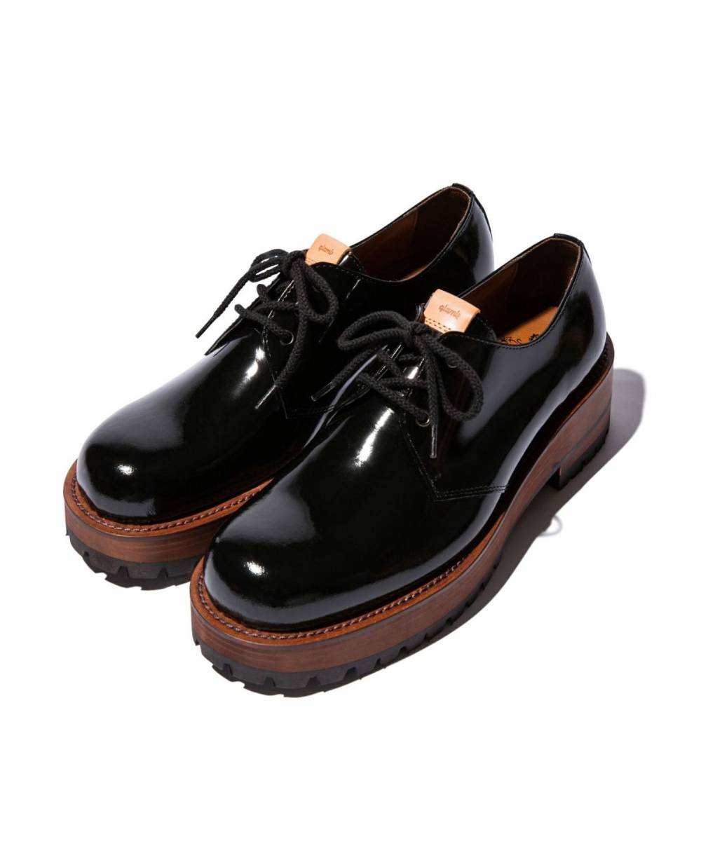 【予約商品】glamb (グラム) Platform 3 Hole Shoes - Black