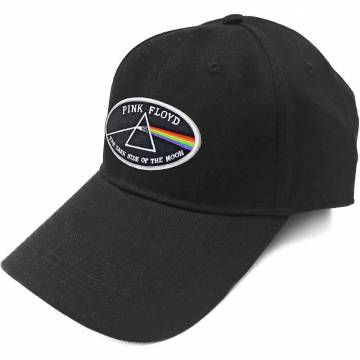 【予約商品】PINK FLOYD Unisex Baseball Cap: The Dark Side of the Moon White Border (Black) - BLACK