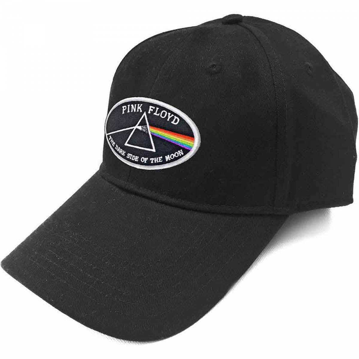 【予約商品】PINK FLOYD Unisex Baseball Cap: The Dark Side of the Moon White Border (Black) - BLACK