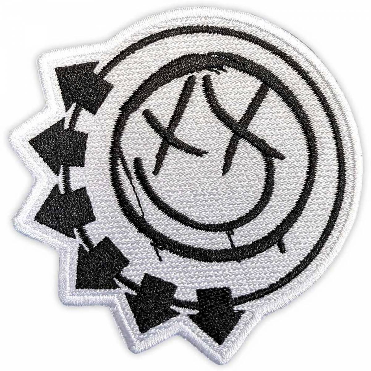 【予約商品】BLINK-182 Woven Patch: Black Six-Arrow Smile (Standard)