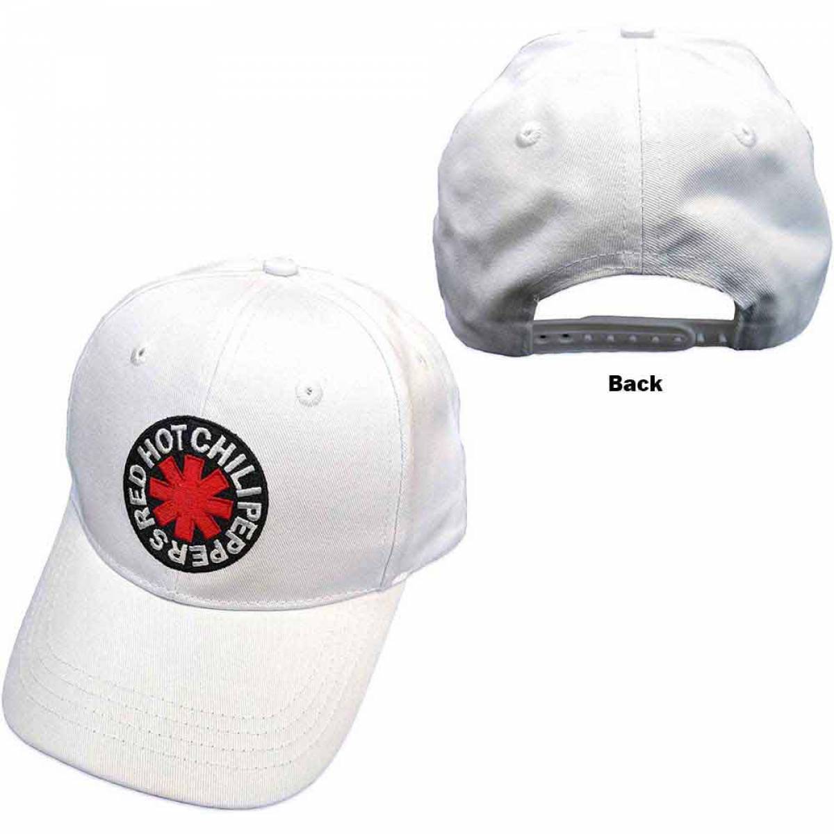 【予約商品】RED HOT CHILI PEPPERS Unisex Baseball Cap: Classic Asterisk (White) - WHITE