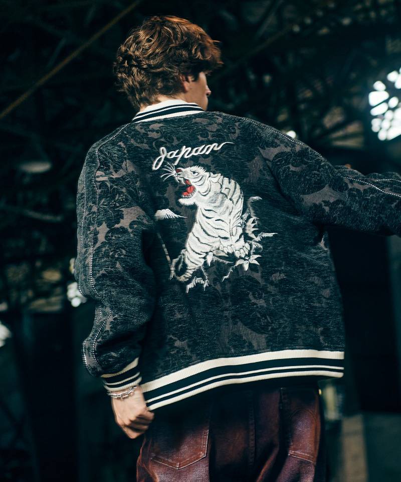 【予約商品】glamb(グラム) Gobelin Ska Jumper / ゴブランスカジャンパー - Black