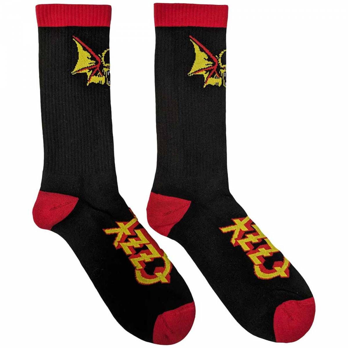 【予約商品】OZZY OSBOURNE Unisex Ankle Socks: Bat (Black) (UK Size 7 - 11) - BLACK