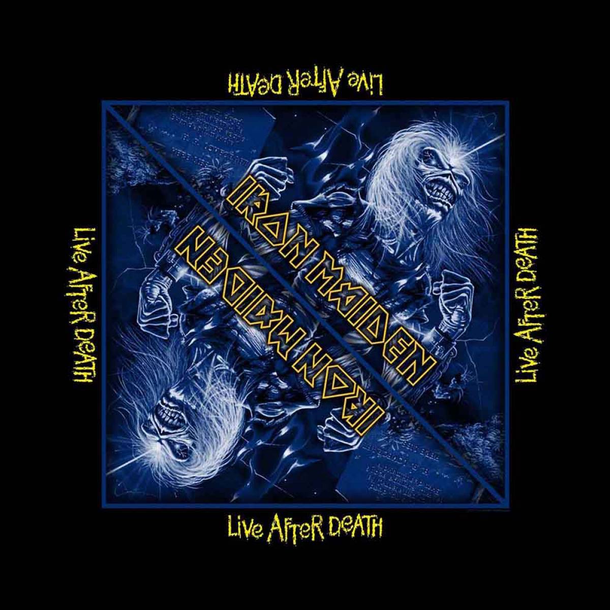 IRON MAIDEN Unisex Bandana: Live After Death