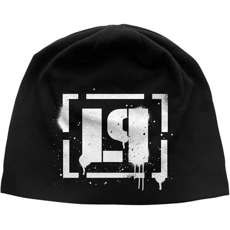 【予約商品】LINKIN PARK Unisex Beanie Hat: Spray Logo JD Print (Black)