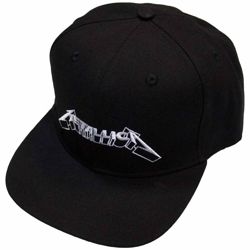 【予約商品】METALLICA Unisex Snapback Cap: 3D Logo (Black)
