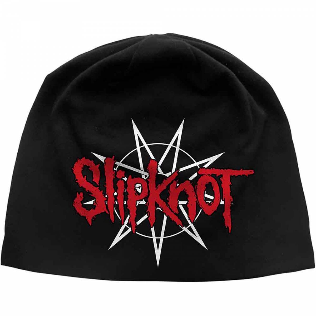 【予約商品】SLIPKNOT Unisex Beanie Hat: Nine Pointed Star (Black) - BLACK
