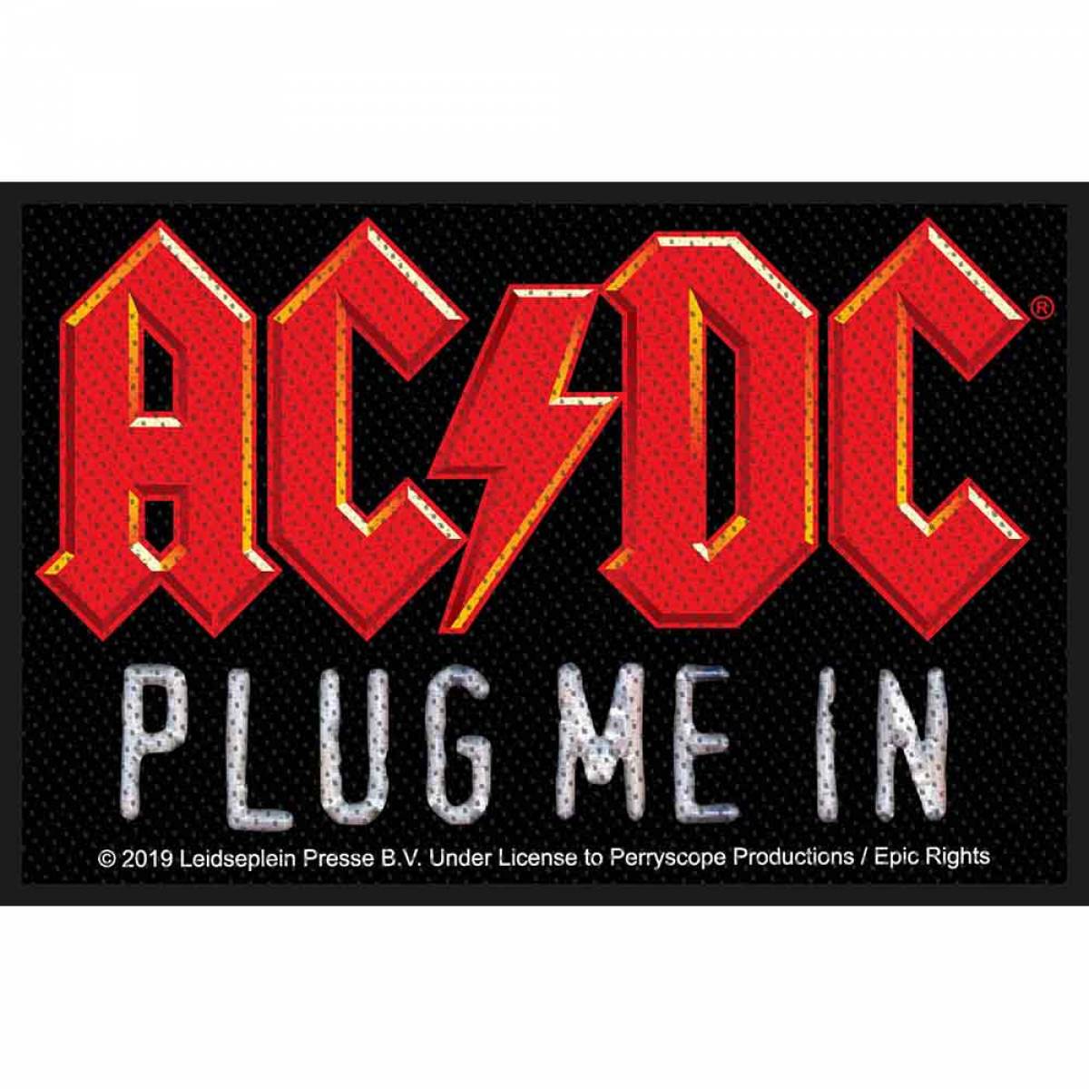 【予約商品】AC/DC Woven Patch: Plug Me In (Standard)