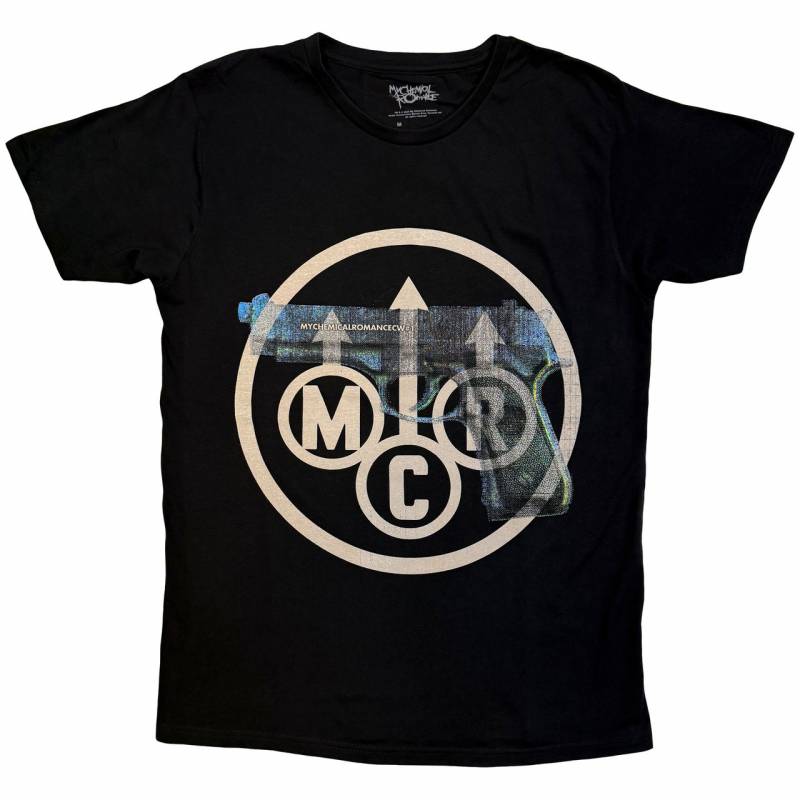 【予約商品】MY CHEMICAL ROMANCE バンドTシャツ ユニセックス: Gunner (Black)