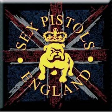 【予約商品】THE SEX PISTOLS Fridge Magnet: Bull Dog & Flag