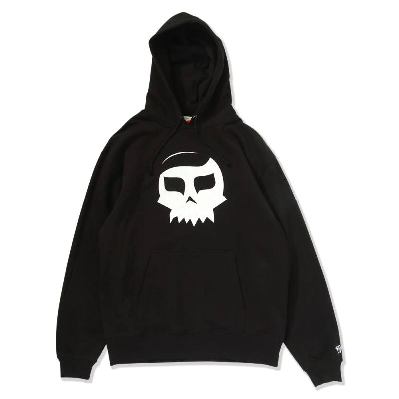 【予約商品】PUNK DRUNKERS (パンク・ドランカーズ) 髑髏あいつパーカ - BLACK