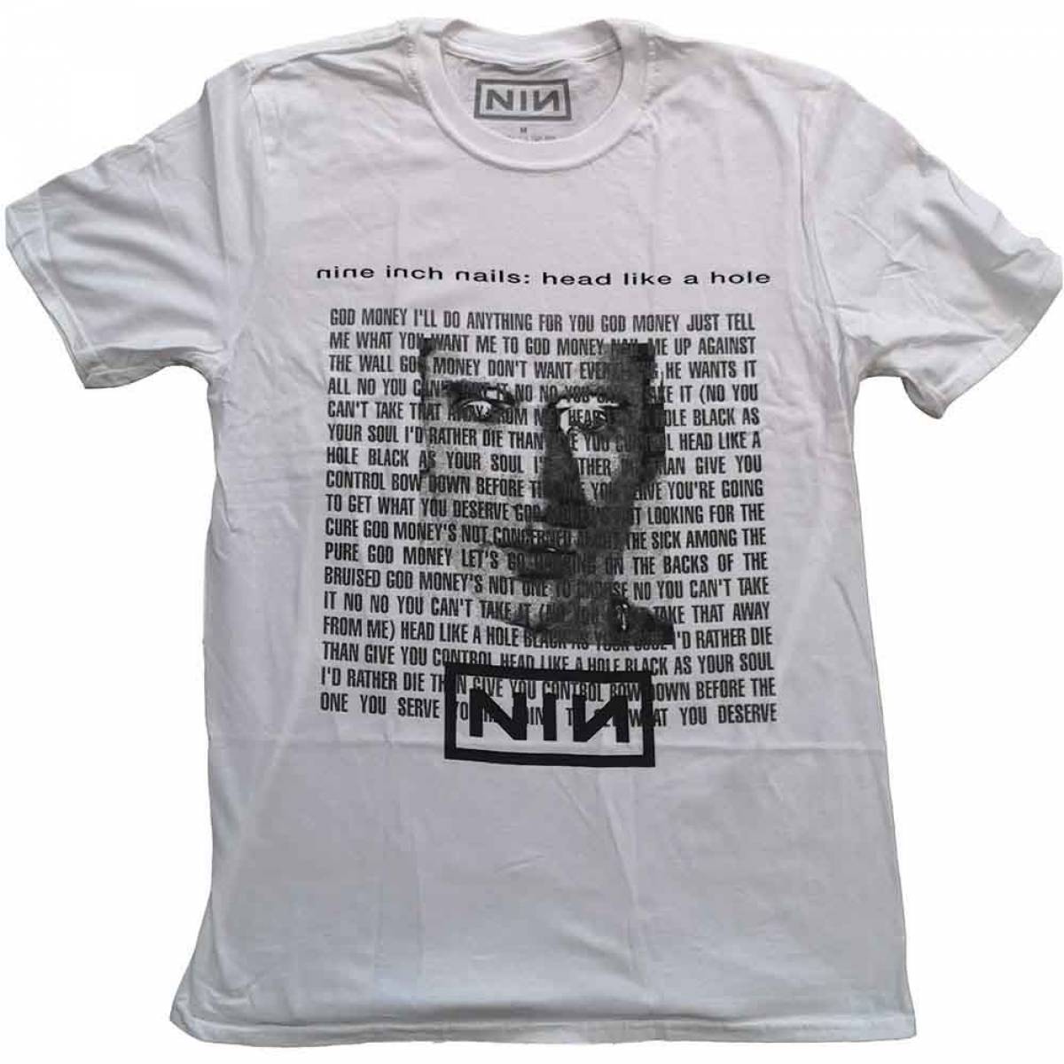 予約商品】NINE INCH NAILS バンドTシャツ ユニセックス: Head 予約商品】NINE INCH NAILS バンドTシャツ ユニセックス: Head