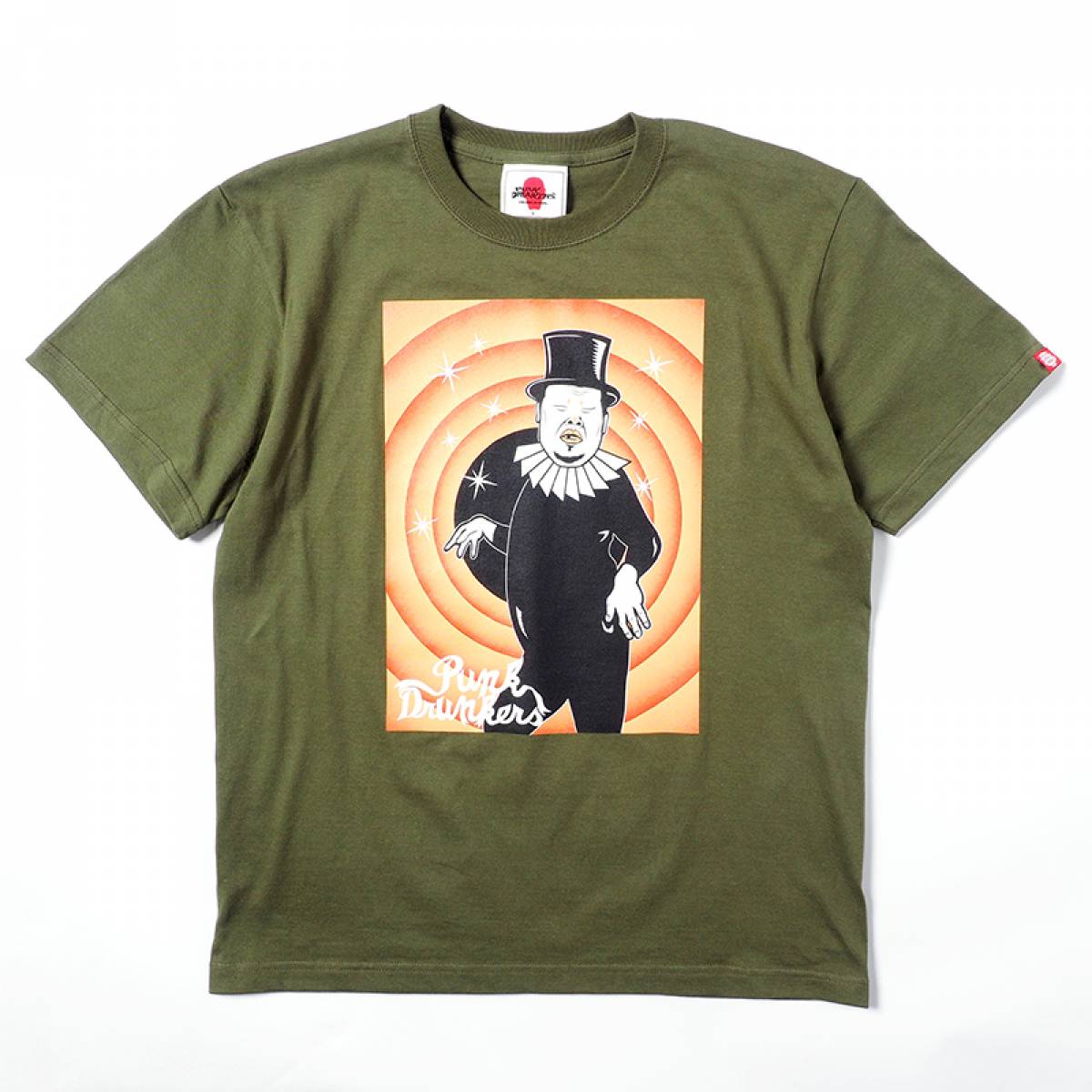 PUNK DRUNKERS [PDSxくっきー!]ミスティTEE - KHAKI