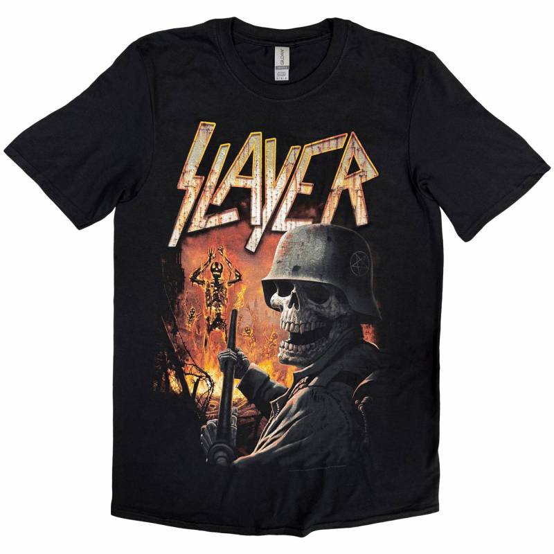 【予約商品】SLAYER バンドTシャツ ユニセックス: Torch (Black)