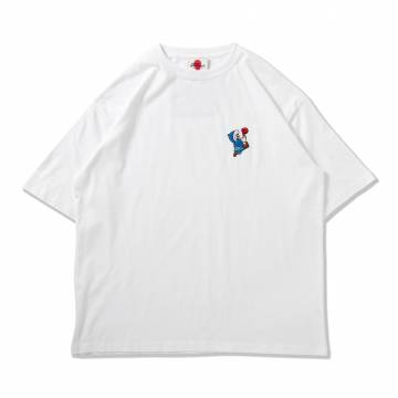 【予約商品】PUNK DRUNKERS (パンクドランカーズ）北極あいつBIG.TEE - WHITE