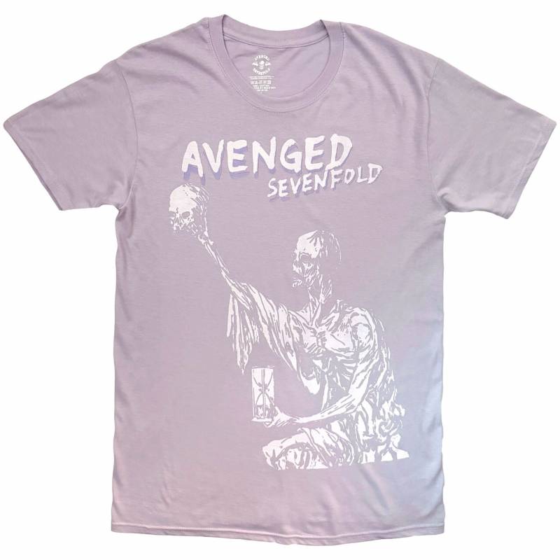 【予約商品】AVENGED SEVENFOLD バンドTシャツ ユニセックス: The Offering (Purple)