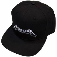 【予約商品】METALLICA Unisex Snapback Cap: 3D Logo (Black) - BLACK