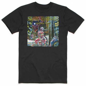 【予約商品】IRON MAIDEN バンドTシャツ ユニセックス: Somewhere in Time Box - BLACK