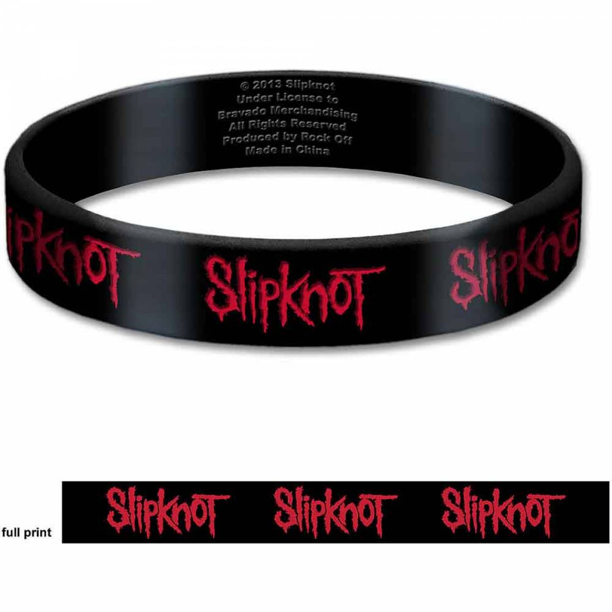 【予約商品】SLIPKNOT Gummy Wristband: Logo