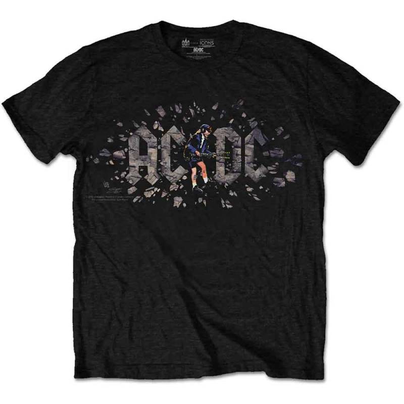 【予約商品】AC/DC バンドTシャツ ユニセックス: Those About To Rock (Black) - BLACK