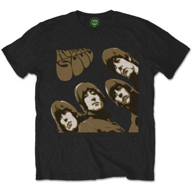 【予約商品】THE BEATLES バンドTシャツ ユニセックス: Rubber Soul Sketch (Black)