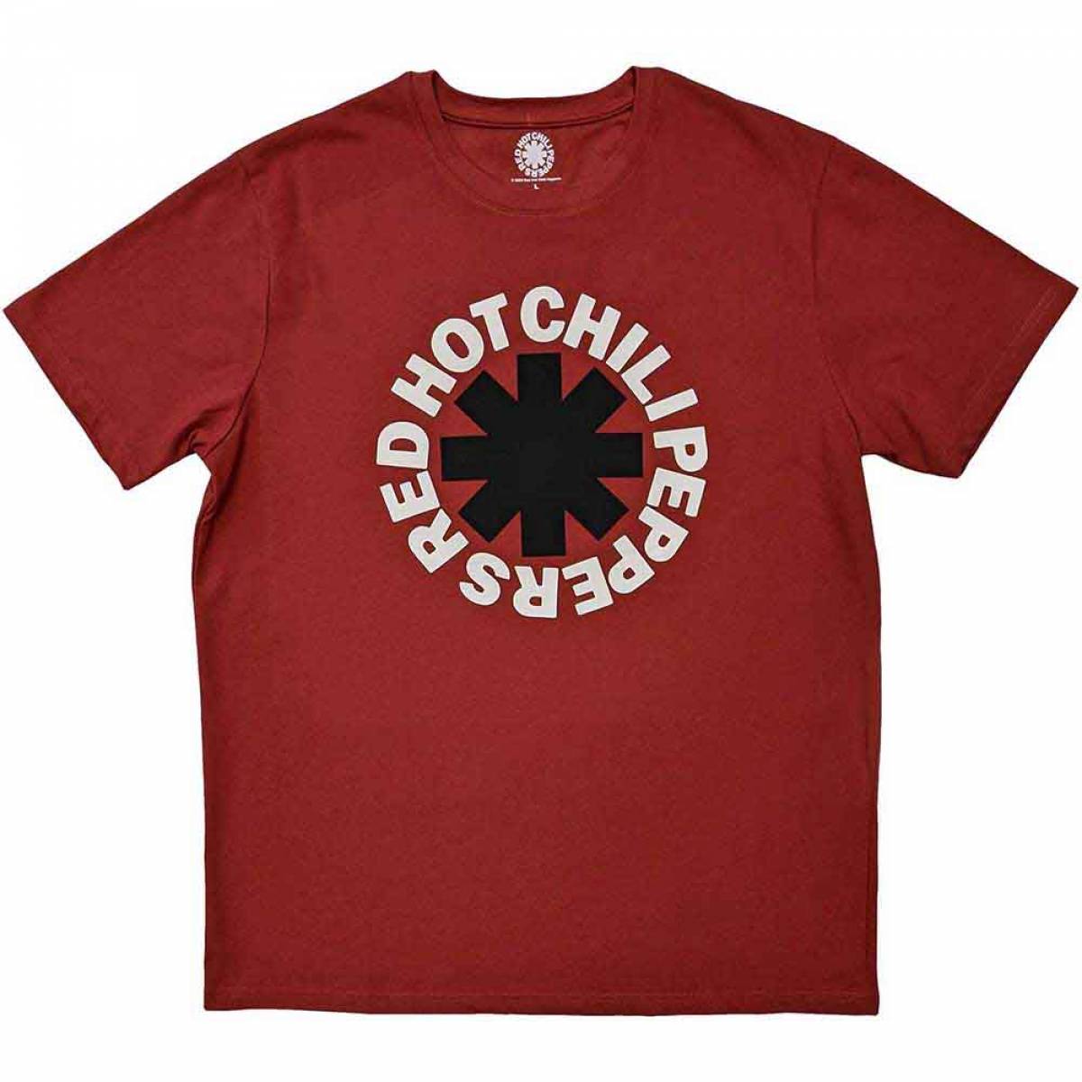 【予約商品】RED HOT CHILI PEPPERS バンドTシャツ ユニセックス: Classic Asterisk (Red) - RED