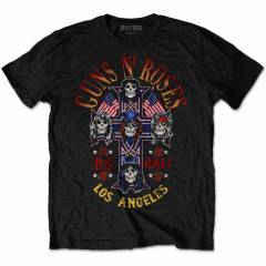【予約商品】GUNS N' ROSES バンドTシャツ ユニセックス: Cali' '85 (Black)