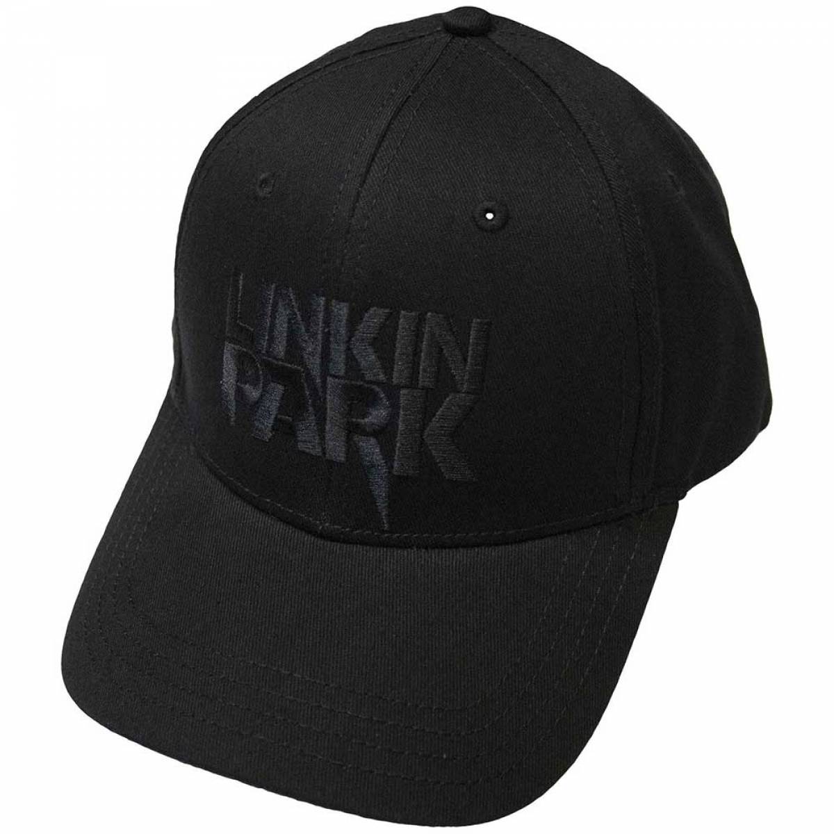【予約商品】LINKIN PARK Unisex Baseball Cap: Black Logo - BLACK