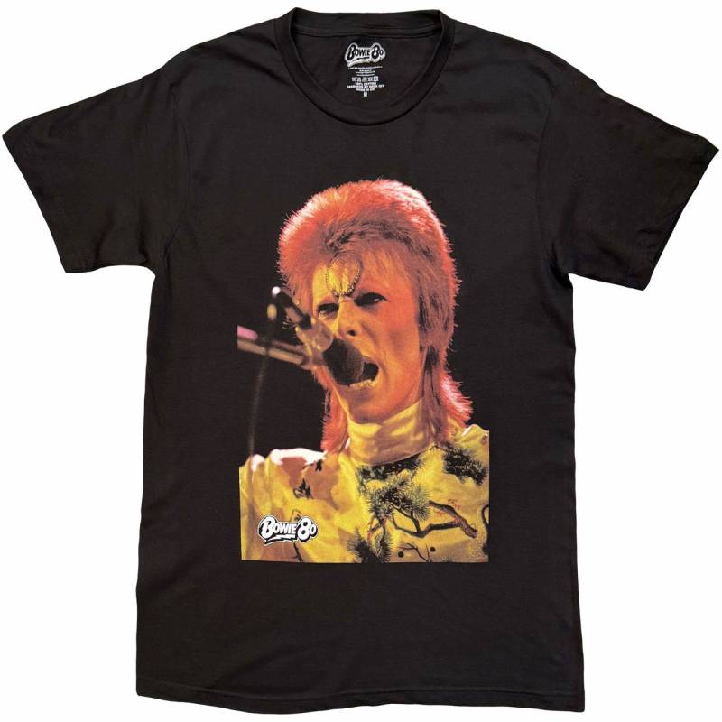 【予約商品】DAVID BOWIE バンドTシャツ ユニセックス: Ziggy Glam Rock (Black)