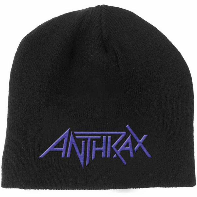 【予約商品】ANTHRAX Unisex Beanie Hat: Logo (Black)
