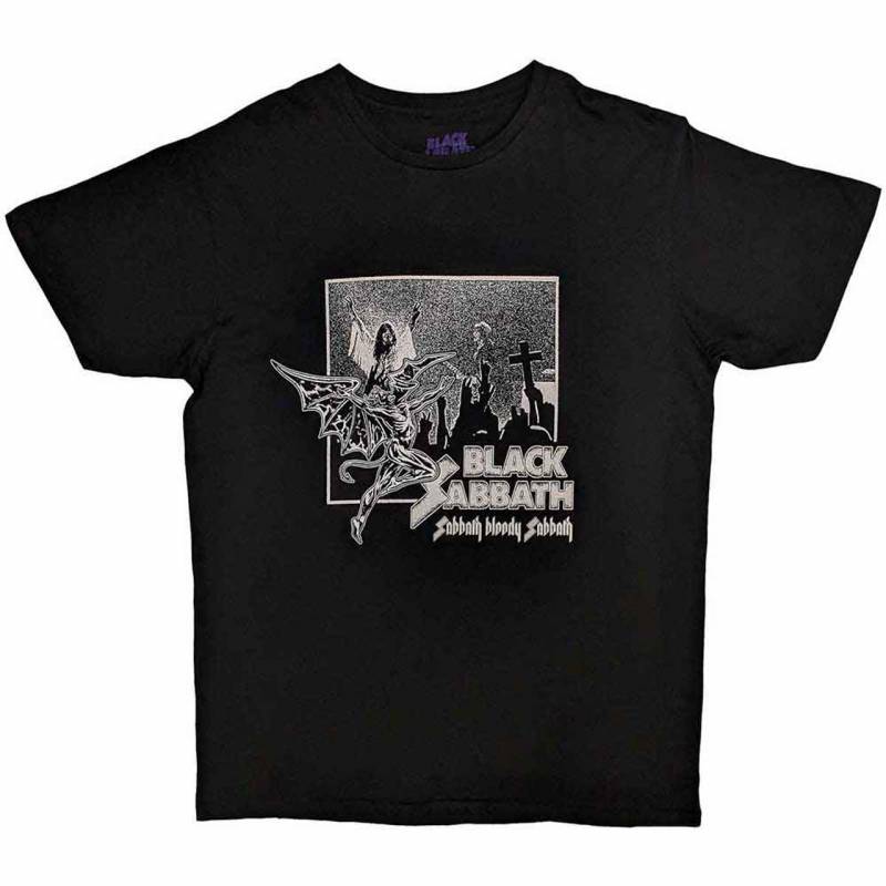 【予約商品】BLACK SABBATH バンドTシャツ ユニセックス: Bloody Sabbath (Black)