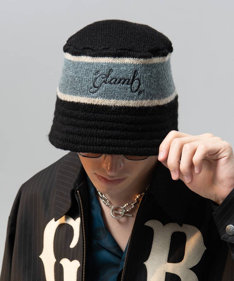 【予約商品】glamb(グラム)Rebirth Bucket Hat / リバースバケットハット - Black