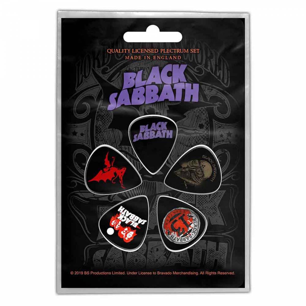 【予約商品】BLACK SABBATH Plectrum Pack: Purple Logo