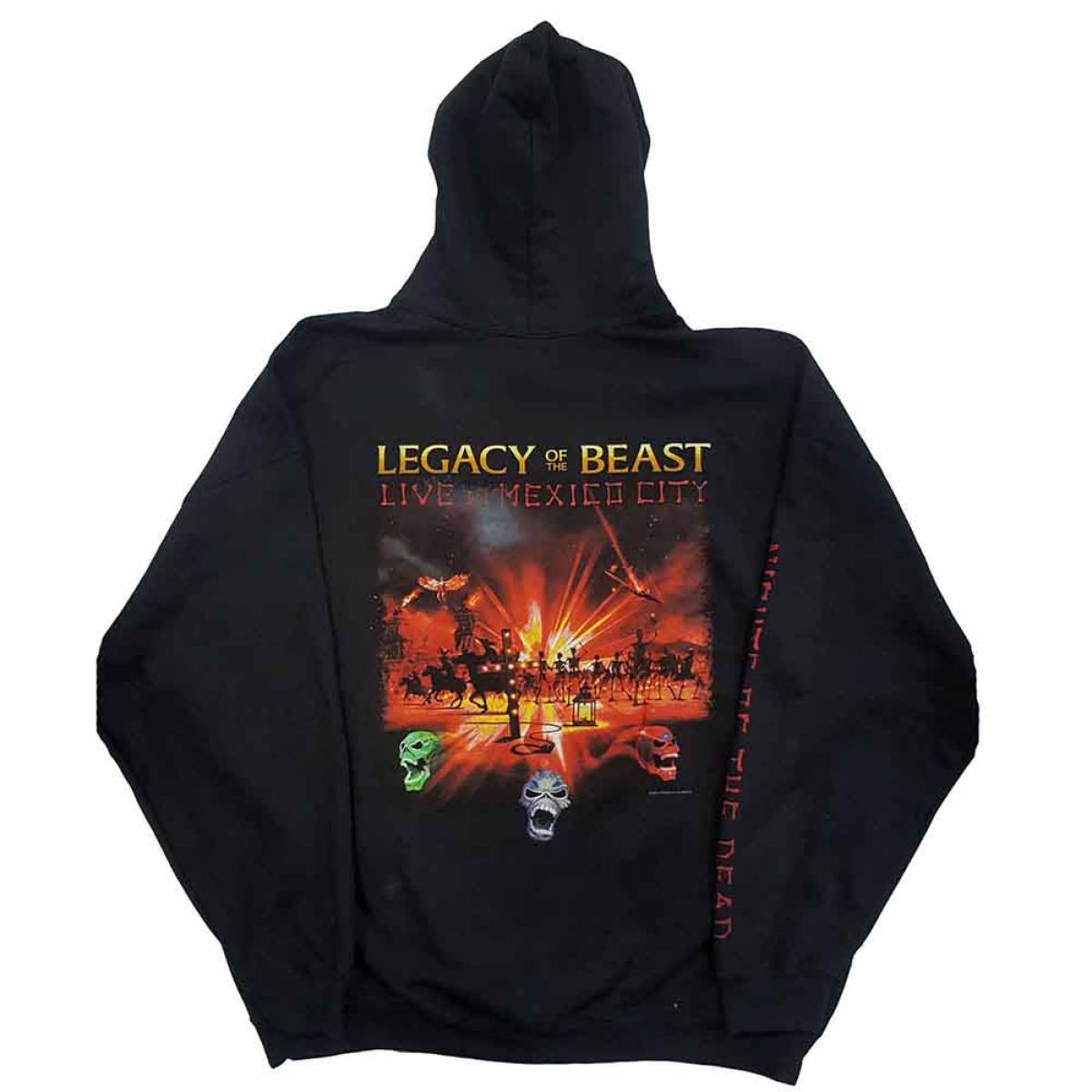 【予約商品】IRON MAIDEN Unisex Pullover Hoodie: Nights Of The Dead (Back Print, Sleeve Print) (Small)